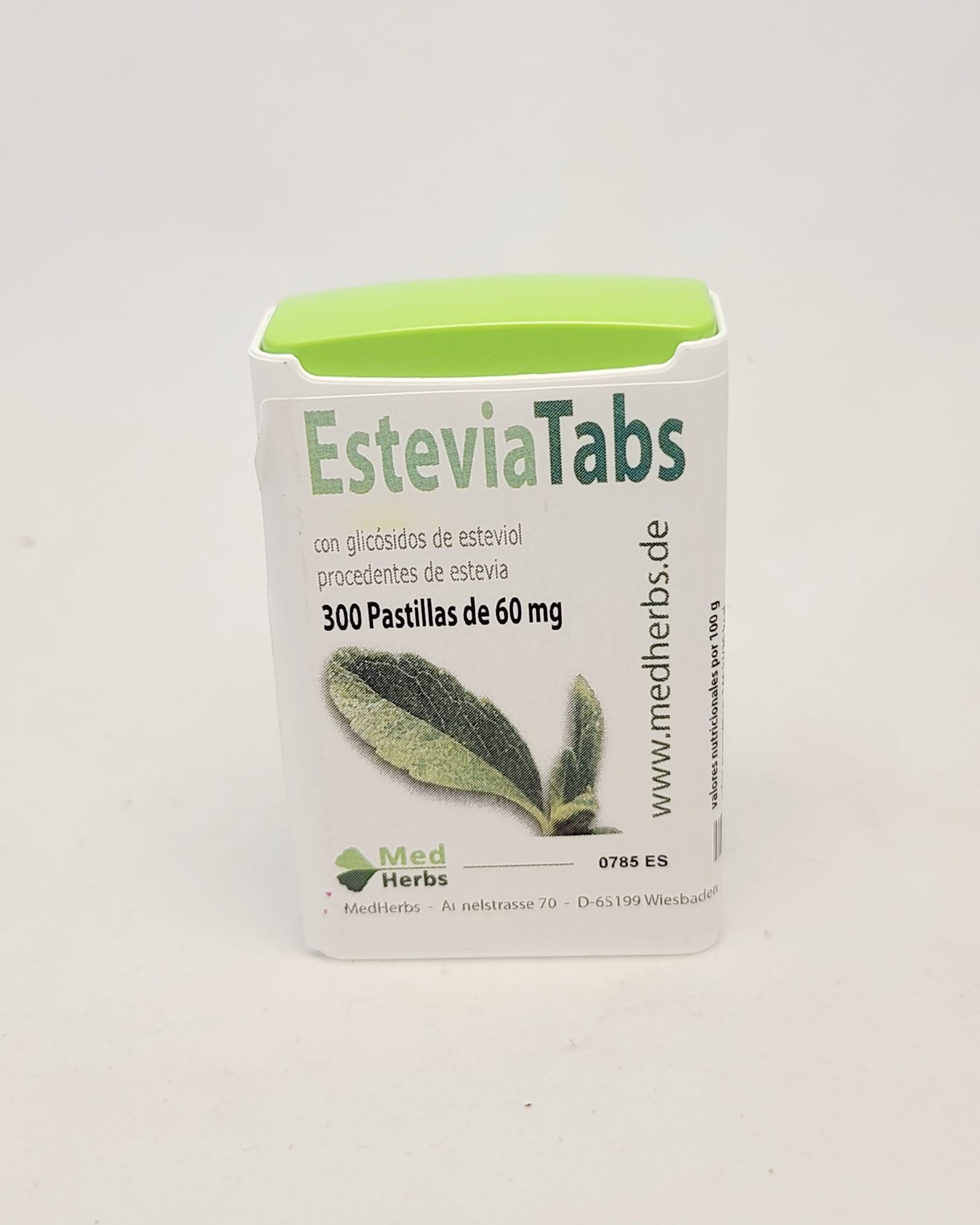 Stevia Tabs 300 pastilles de 60mg Med Herbs 