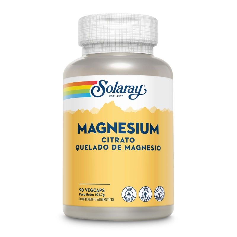 Magnesio Citrato 90 caps Solaray