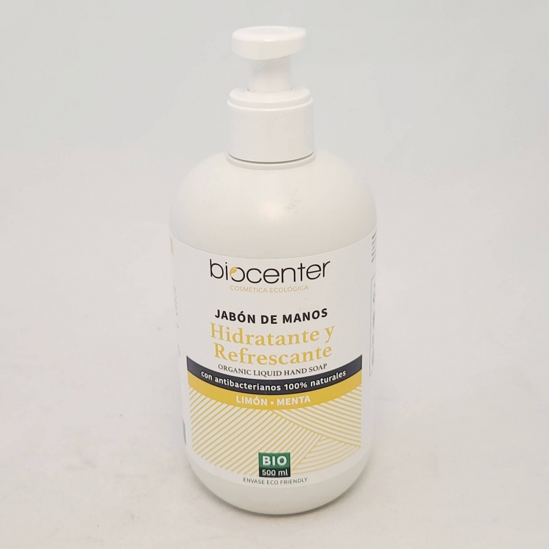 Jabón de manos Hidratante y Refrescante 500 ml Biocenter 