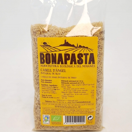 Cabello de ángel integral de trigo 250g Bio Bonapasta 
