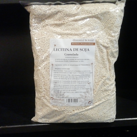 Lecitina de soia 1kg Manantial de salud 