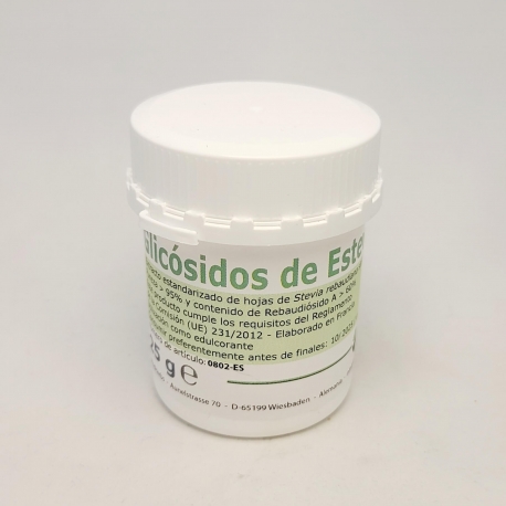 Glicósidos de Esteviol 25g Med Herbs 