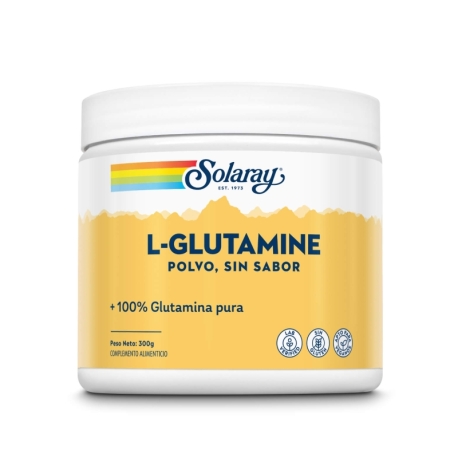 L-glutamina Polvo 300g Solaray 