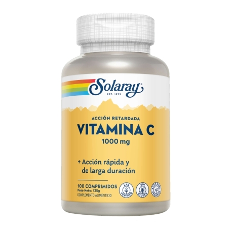 Vitamina C 1000mg 100 comp Solaray 
