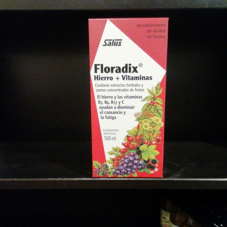 Floradix Hierro + Vitaminas 500ml Salus 