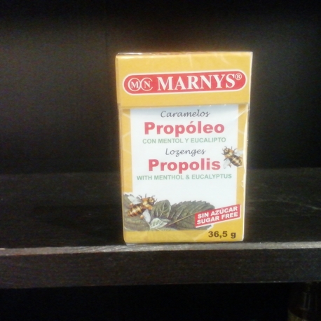 Caramelos Propóleo con Mentol y Eucalipto 36.5g Marnys 