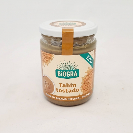 Tahini Crema de sèsam integral torrat 400g Biográ