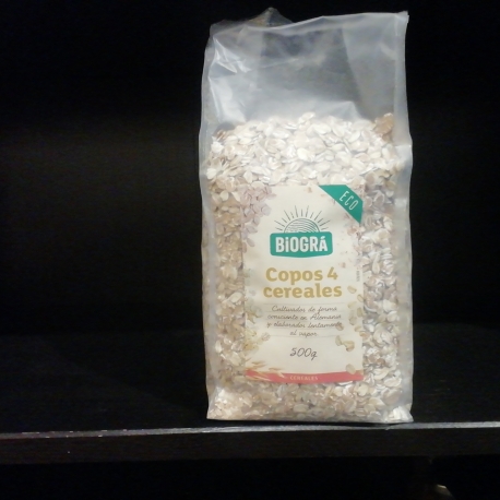 Flocs 4 cereals 500g Biográ