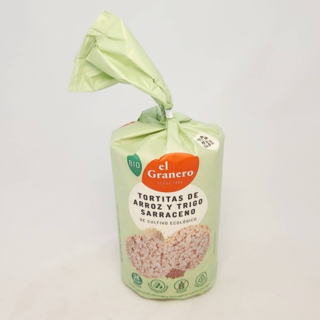 Coquetes d'arròs i blat sarraí 115 g Bio El Granero Integral 