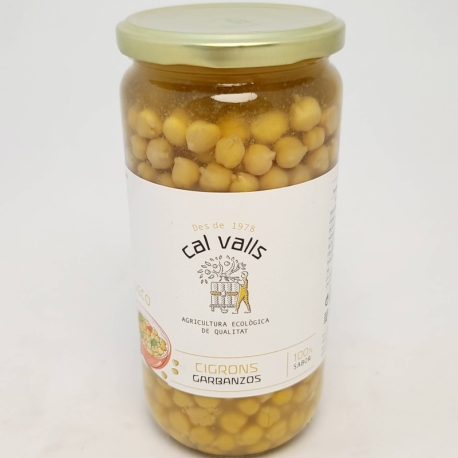 Cigrons cuits Bio 450 g Cal Valls 